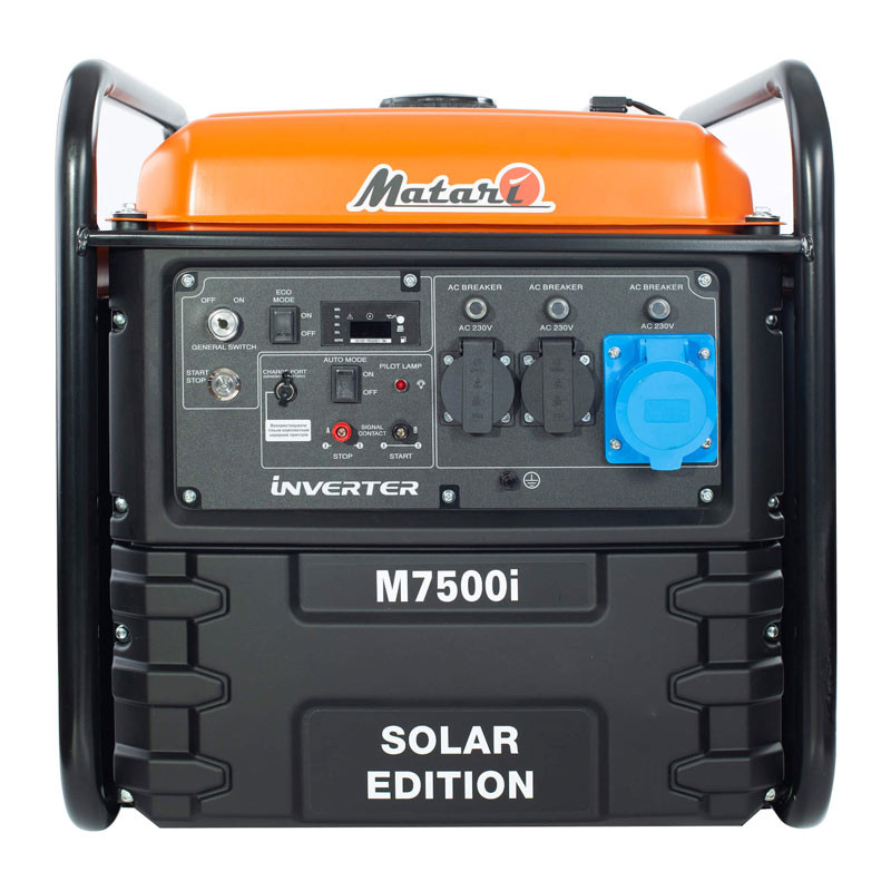 Генератор бензиновий iнверторний Matari M7500I-SOLAR | 7,2/7,5 кВт (Японія)  49 000 грн Ціна 