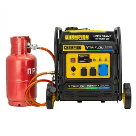 Генератор инверторный Champion C9000iE Tri Fuel
