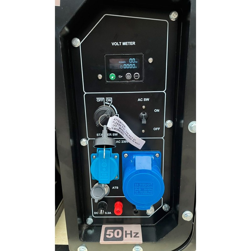 Генератор дизельный инверторный Hyundai DHY 8500LEi |6,5/7 кВт (Корея)  фото 1