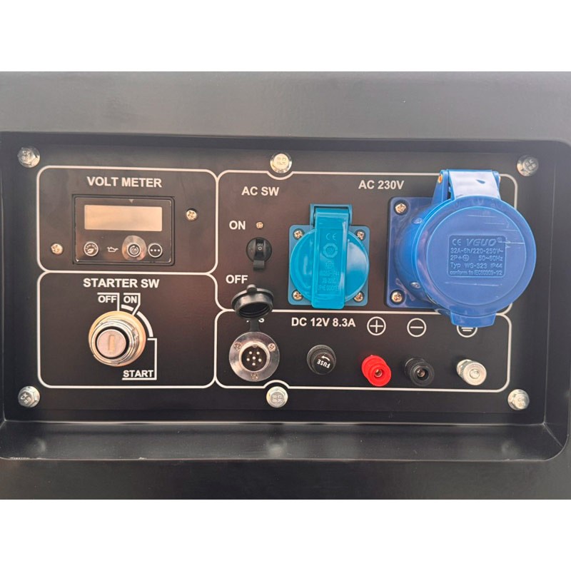 Генератор дизельный инверторный Hyundai DHY 8500SEi |6,5/7 кВт (Корея)  фото 1