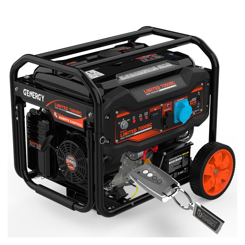 Генератор бензиновий Genergy LIMITED 7000 RC | 6,5/7 кВт (Іспанія)  фото 1