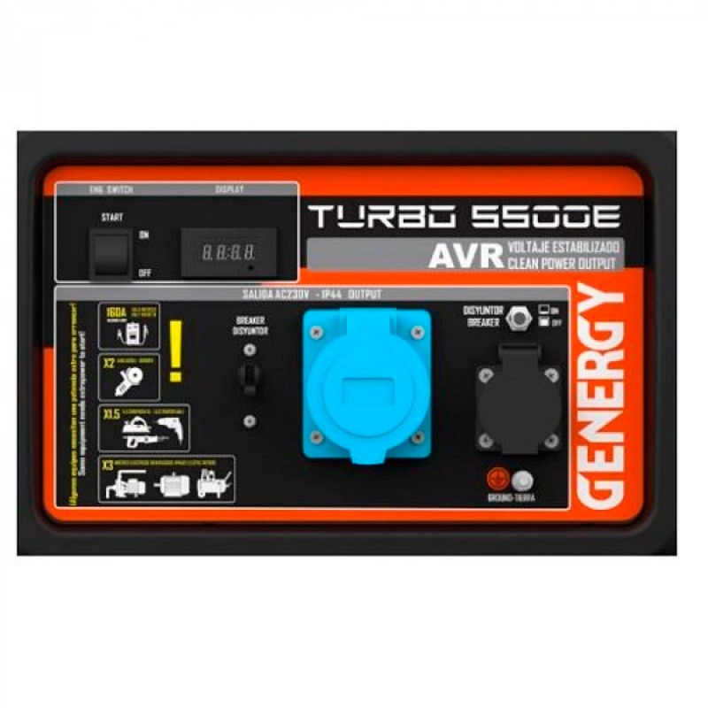 Генератор бензиновий  Genergy TURBO5000E | 5/5,5 кВт (Іспанія)  фото 1