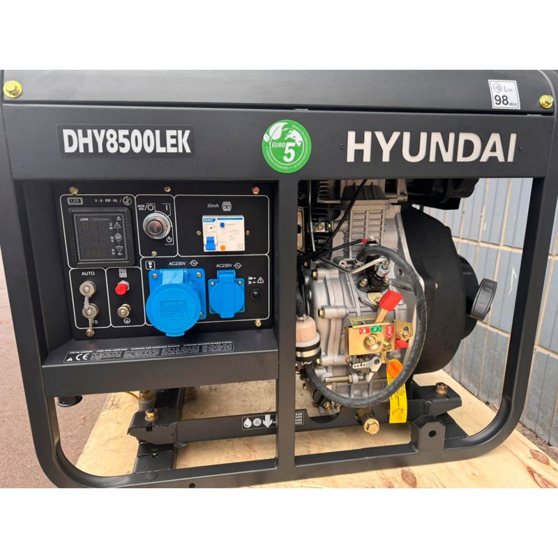 Генератор дизельный Hyundai DHY 8500LEK |6/6,5 кВт (Корея)  фото 1