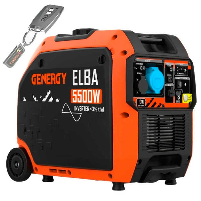 Генератор бензиновый инверторный Genergy ELBA RC | 5/5,5 кВт (Испания)  