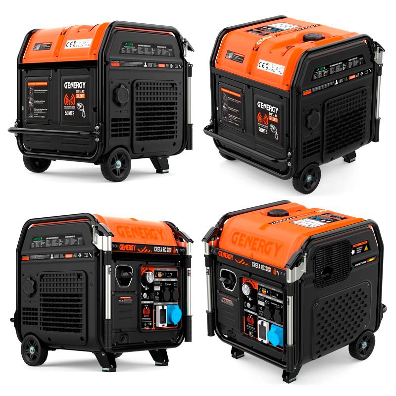 Генератор бензиновый инверторный Genergy Creta Silent RC | 7,2/7,5 кВт (Испания)  фото 2