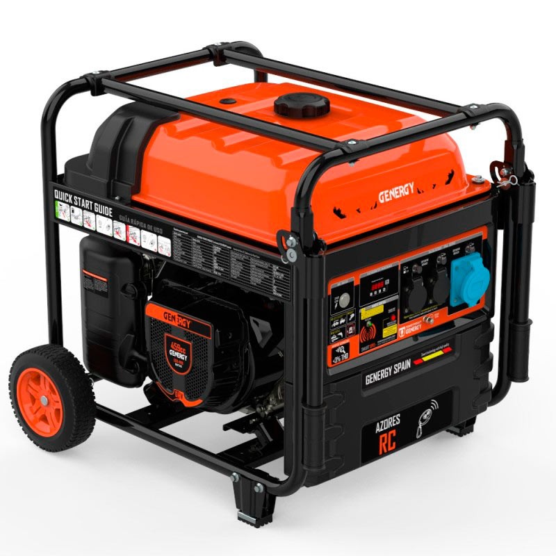 Генератор бензиновий iнверторний Genergy Azores RC | 9,5/10 кВт (Іспанія)  83 990 грн Ціна 