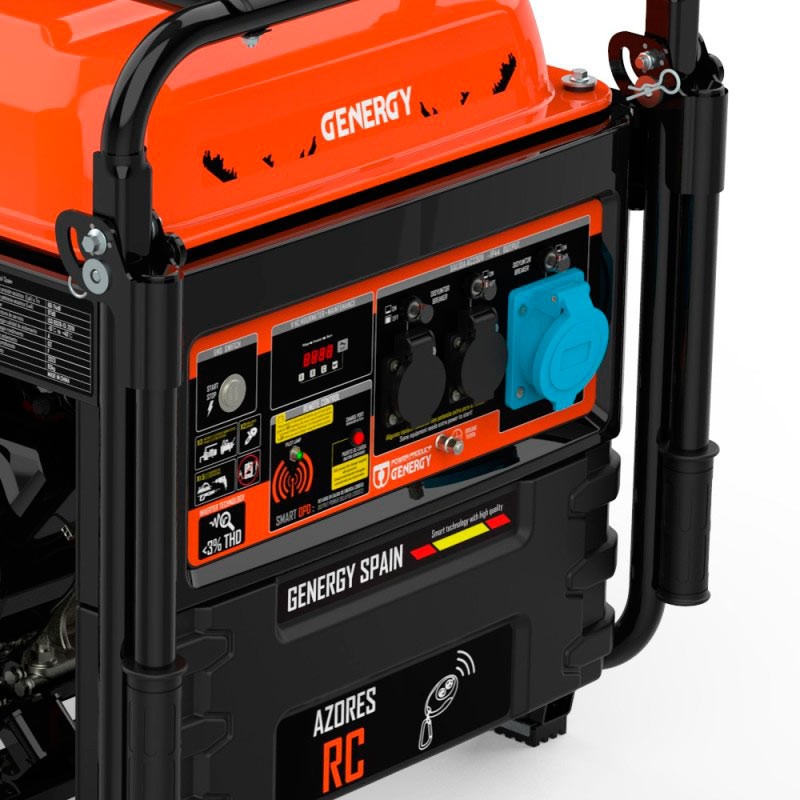 Генератор бензиновый инверторный Genergy Azores RC | 9,5/10 кВт (Испания)  фото 1