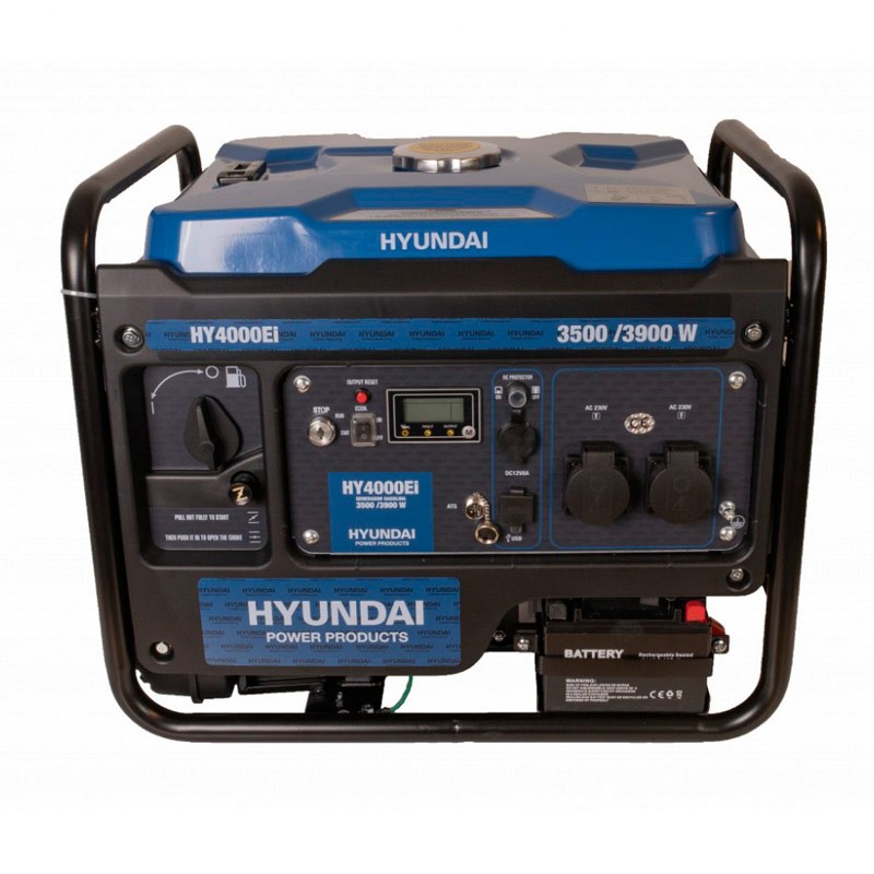 Генератор Hyundai HY 4000EI | 3,5/3,9 кВт (Корея)  фото 2