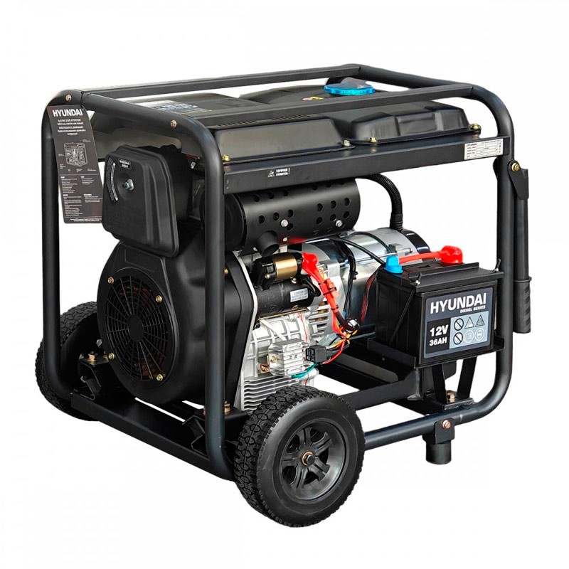 Генератор дизельний Hyundai DHY 10000LE-T |8/8,5 кВт (Корея)  фото 3