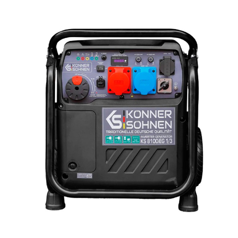 Генератор інверторний Konner&Sohnen KS 8100iEG 1/3 | 8/8,5 кВт (Німеччина)  фото 1