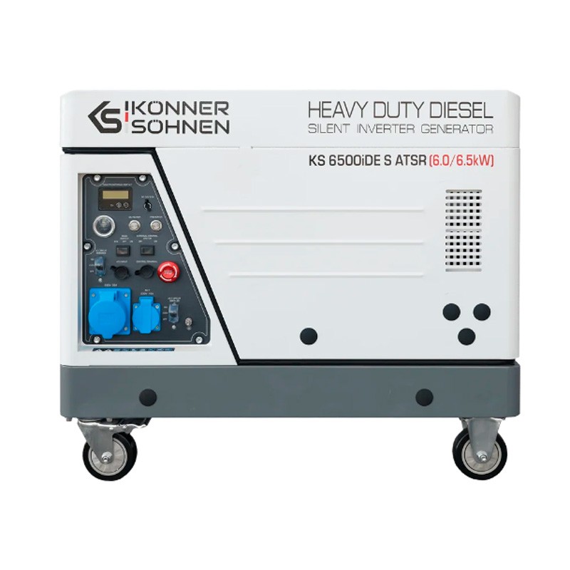 Генератор дизельный инверторный Konner&Sohnen KS 6500iDE S ATSR |6/6,5 кВт (Германия)  111 499 грн Цена 