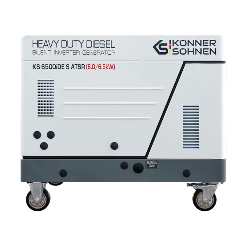 Генератор дизельный инверторный Konner&Sohnen KS 6500iDE S ATSR |6/6,5 кВт (Германия)  фото 4