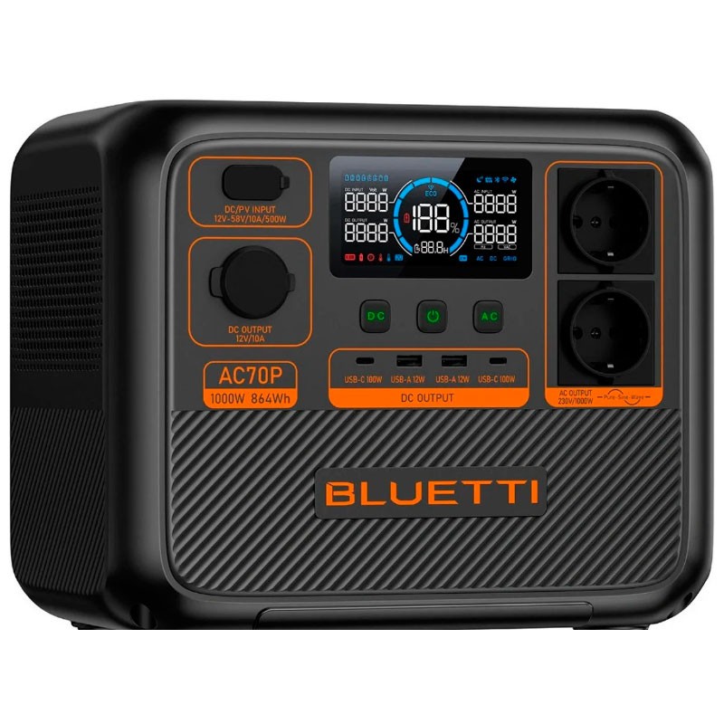 Портативна електростанція Bluetti AC70P  