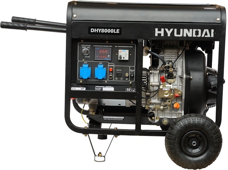 Генератор Hyundai DHY 8000 LE | 5,5/6 кВт (Корея)  61 975 грн Ціна 