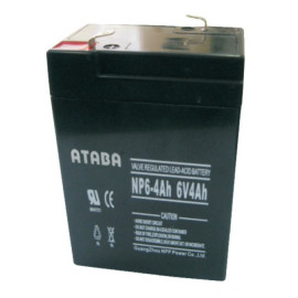 Аккумуляторная батарея ATABA AGM 6V 4Ah