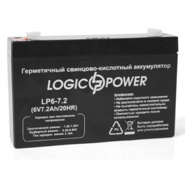 Купити Акумуляторна батарея LogicPower LP6-7.2 AH