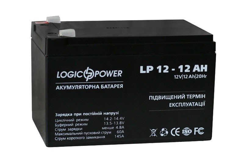 Аккумуляторная батарея LogicPower LP 12V 12Ah  786 грн Цена 