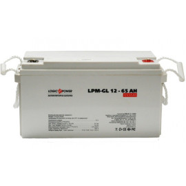 Купити Акумуляторна батарея LogicPower LPM-GL 12V 65AH