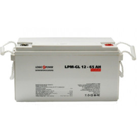 Акумуляторна батарея LogicPower LPM-GL 12V 65AH