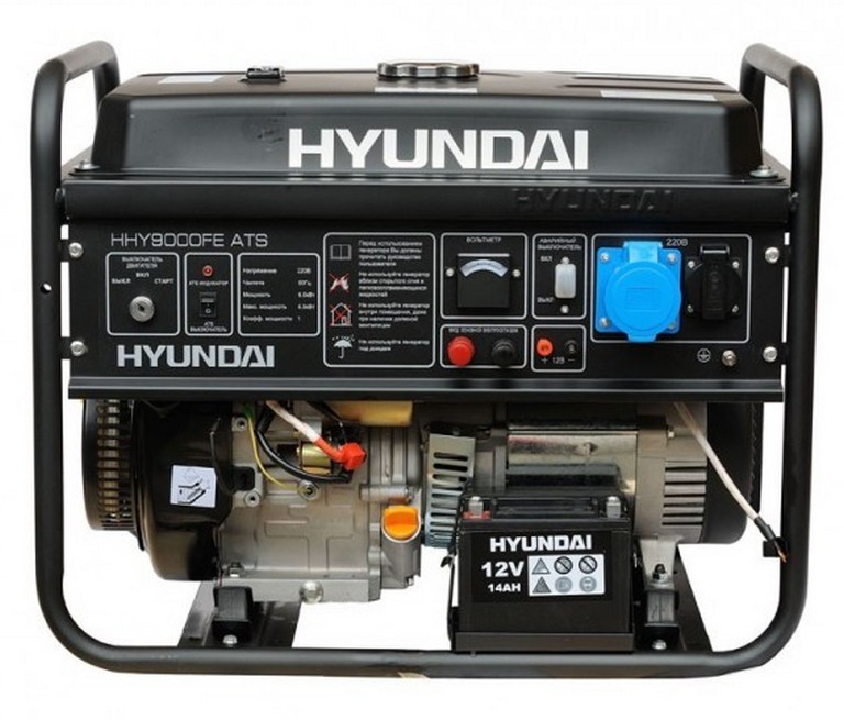 Генератор бензиновый Hyundai HHY 9000 FE ATS