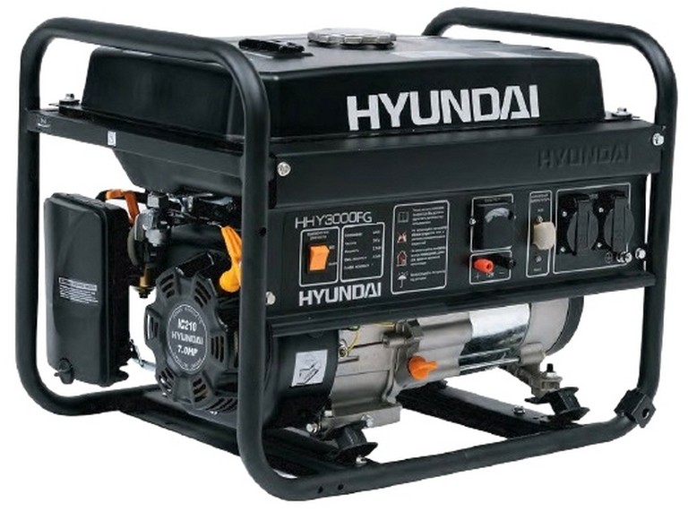 Генератор двухтопливный Hyundai HHY 3000 FG