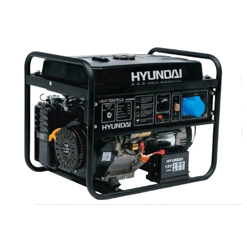 Генератор Hyundai HHY 7000 FGE | 5/5,5 кВт (Корея)