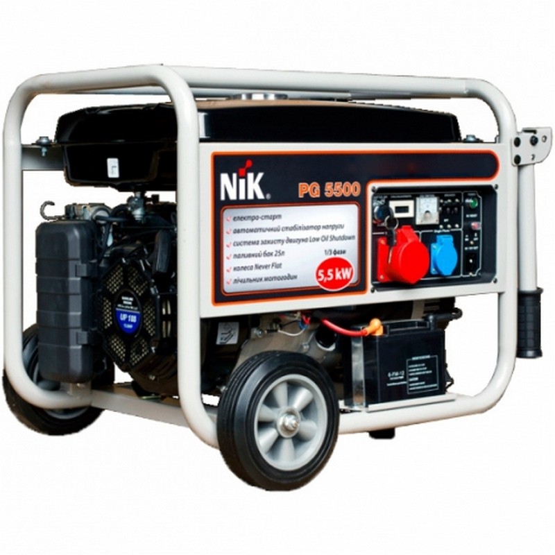 Генератор NiK PG 5500 | 5/5,5 кВт (США)  33 852 грн Ціна 