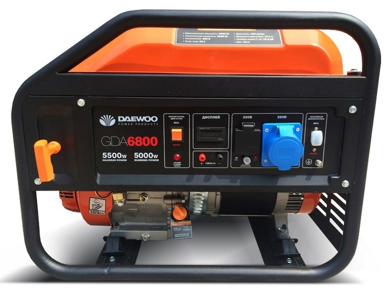 Генератор бензиновый Daewoo GDA 6800