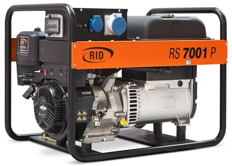 Генератор RID RS 7001 P | 6,4/7 кВт (Германия)  фото 1
