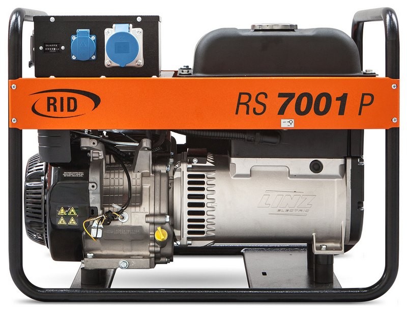 Генератор RID RS 7001 P | 6,4/7 кВт (Германия)  фото 2