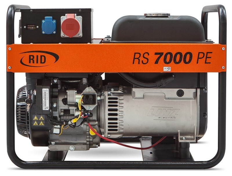 Генератор RID RS 7000РЕ | 4/7 кВт (Германия)  фото 3