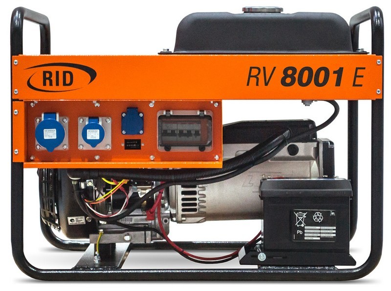 Генератор RID RV 8001E | 7,5/8 кВт (Германия)  фото 4