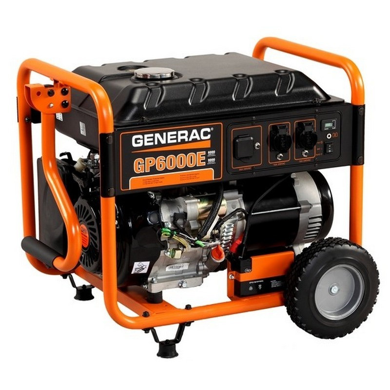 Генератор Generac GP 6000 E | 6/7,2 кВт (США)  