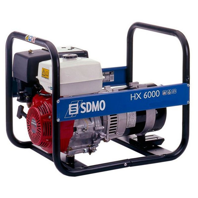 Генератор бензиновый SDMO HX 6000 С
