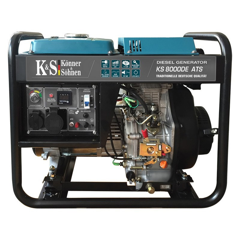 Генератор Konner&Sohnen 8000DE ATS | 6/6,5 кВт (Німеччина)  35 000 грн Ціна 