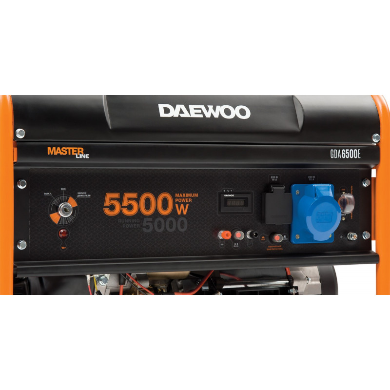 Генератор Daewoo GDA 6500 E | 3/3,5 кВт (Турция)  фото 2