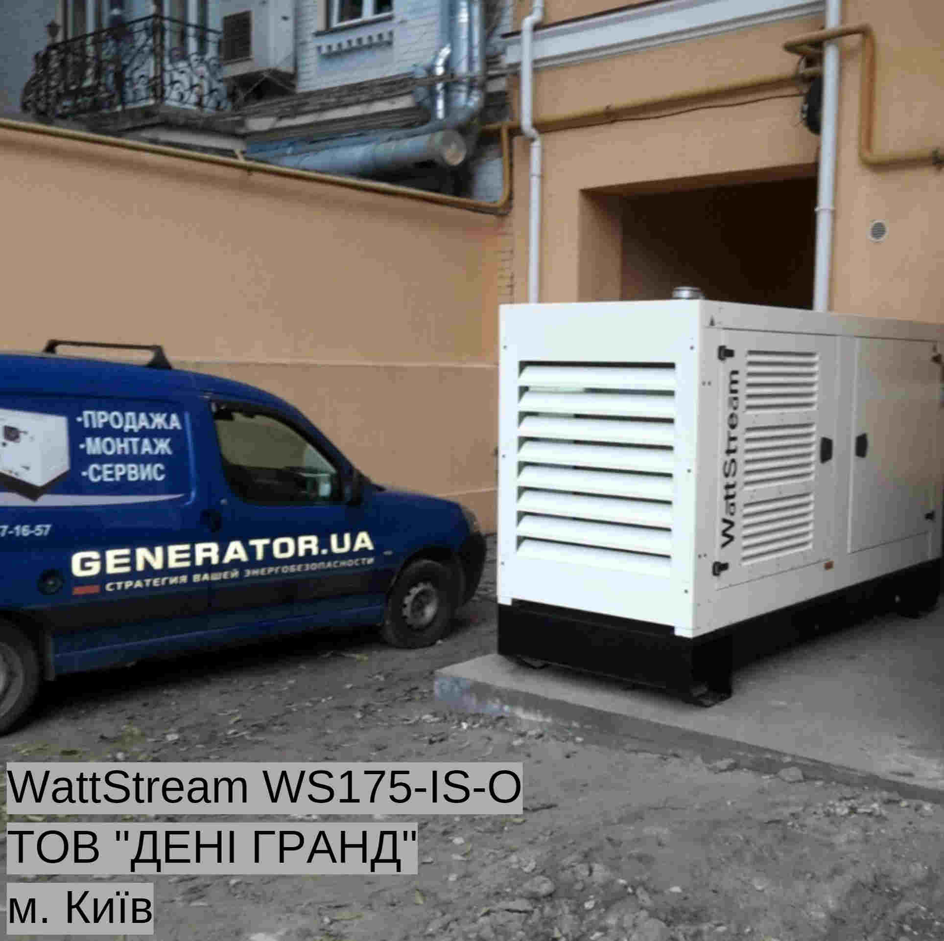 Монтаж генератора WattStream WS175-IS-O